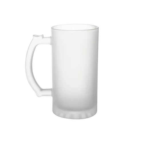 Caneca de Vidro Chopp 475ML Fosco/Lisa com Suporte-211L