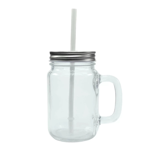 Jarra com Tampa Canudo 350ML Cristal-3271L