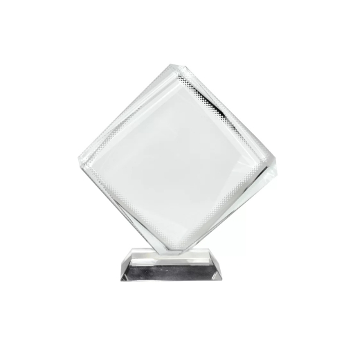 Ornamento de Vidro Octaedro Cristal-2132L