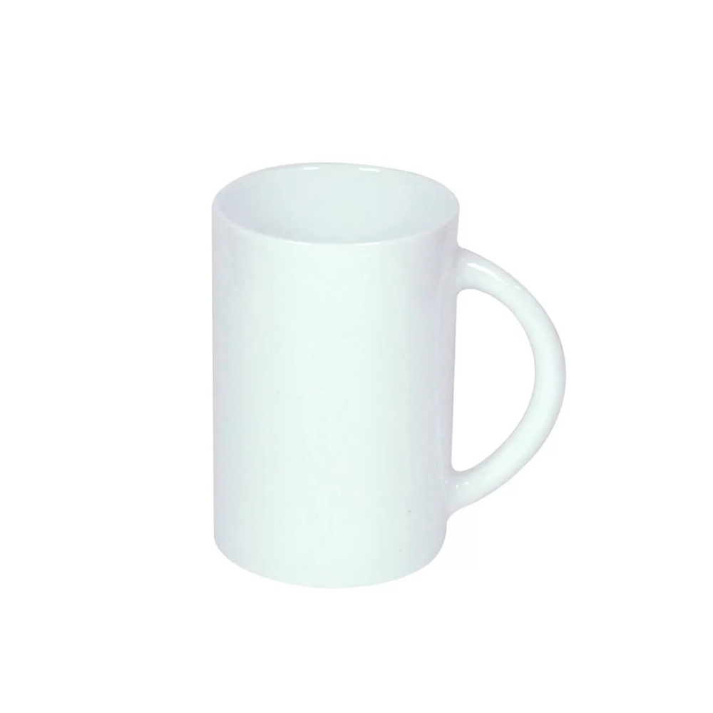 Caneca Cerâmica 295ML Branco Alça Meia Lua-2320L
