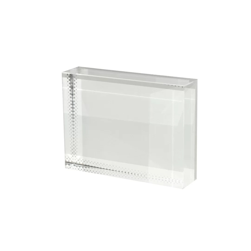 Ornamento de Vidro Retangular-2198L