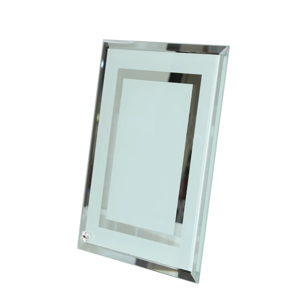 Porta Retrato Borda Espelhada Dupla-2122L