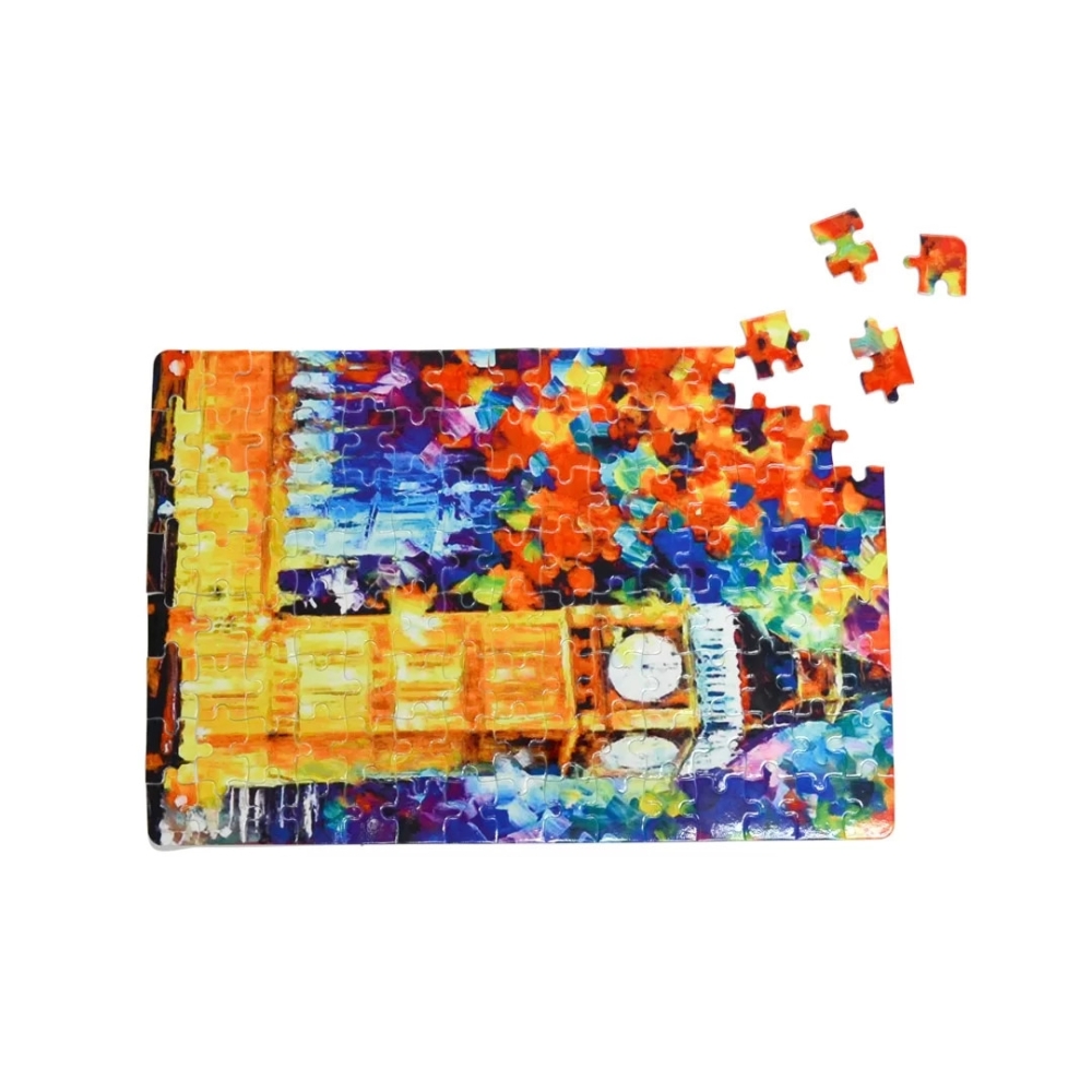 Quebra-Cabeça com Moldura Retangular 120 Peças-2218L